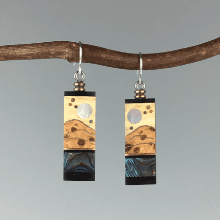 Recycled Aluminum Can Earrings