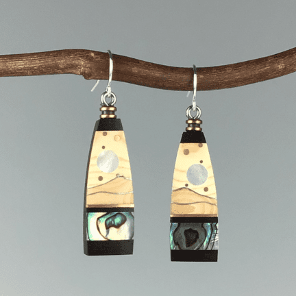 Recycled Aluminum Can Earrings