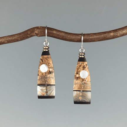 Recycled Aluminum Can Earrings