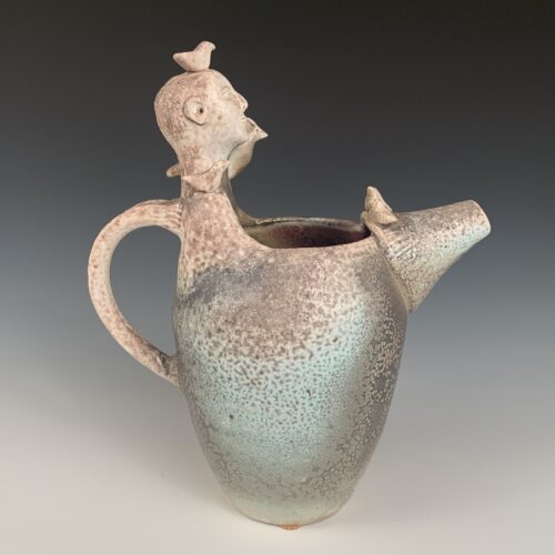 Sculptural Pouring Vessel with Birds - Image 6