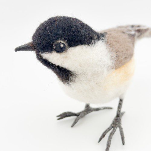 Needle Felted Chickadee