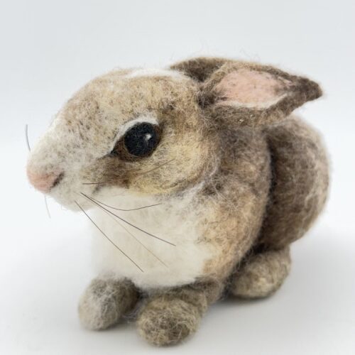 Needle Felted Baby Bunny