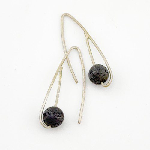 Lava Bead Earrings