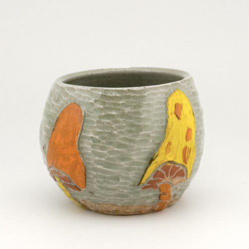 Flower and Mushroom Vase