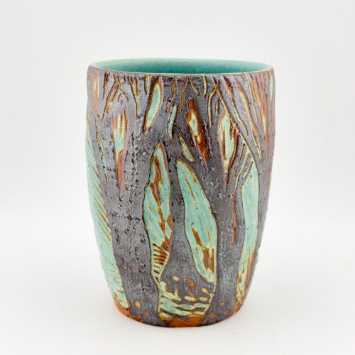 Carved Tree Mug