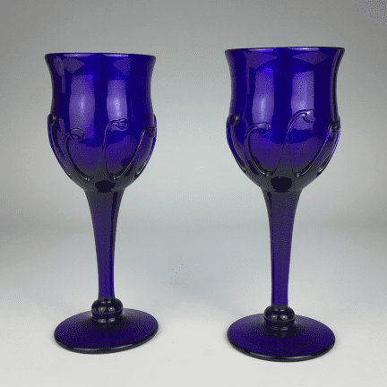 Pair of Glass Goblets
