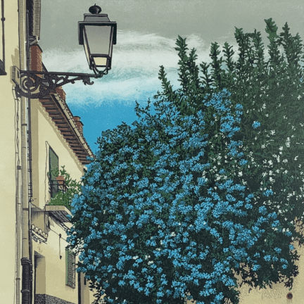 "Jasmine Enchantment" Serigraph Print