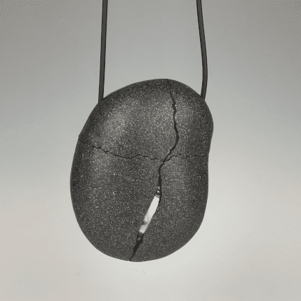 Polymer Clay Broken Stone Purse