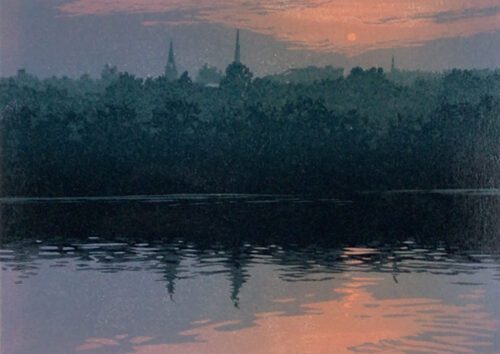"Sultry Evening" Serigraph Print