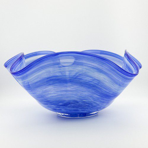 Ruffled Glass Bowl