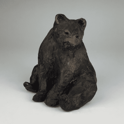 Bear Clay Sculpture