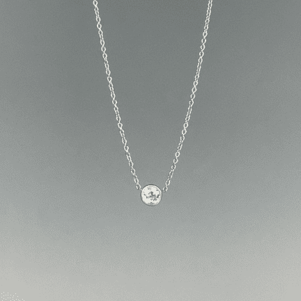 Solitaire Diamond Necklace