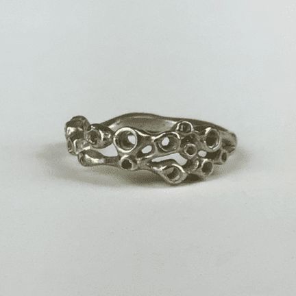 Sterling Silver Bubble Ring