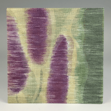 "Lupines" Fiber Wall Art
