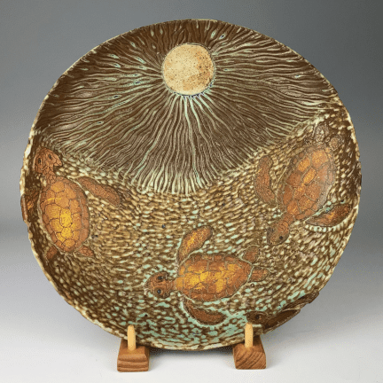 Large Sea Turtle Bowl