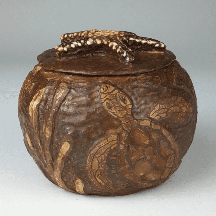 Sea Turtle Jar