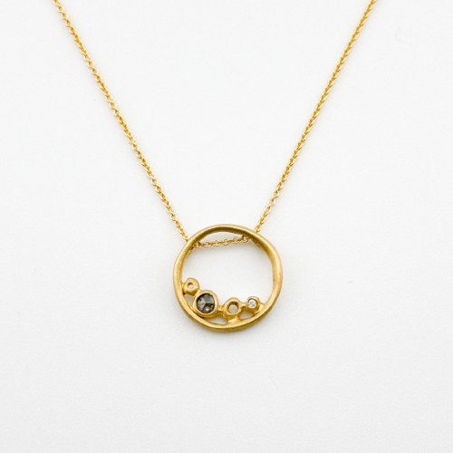 18K Gold Diamond Necklace