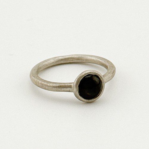 Sterling Silver and Sapphire Ring