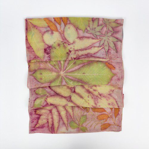 Alternative view of Botanical Printed Silk Scarf