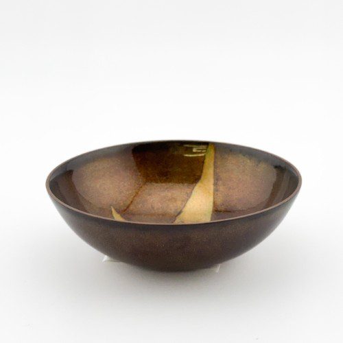 Alternative view of Enameled Copper Condiment Bowl