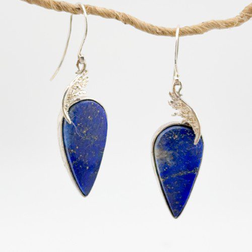 Lapis Lazuli Teardrop Earrings
