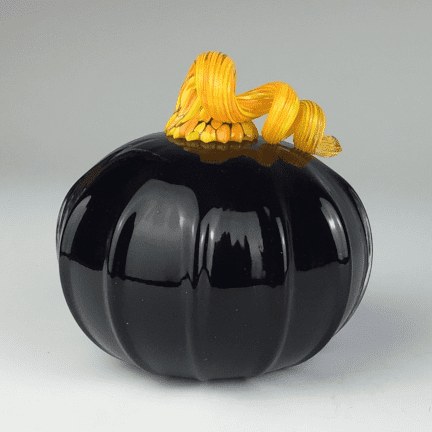 Alternative view of Glass Pumpkin