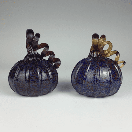 "Psychedelic" Glass Pumpkin
