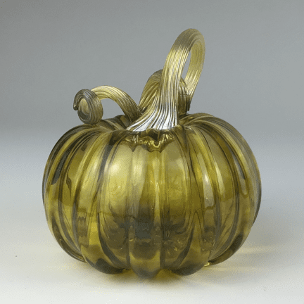Alternative view of Glass Pumpkin