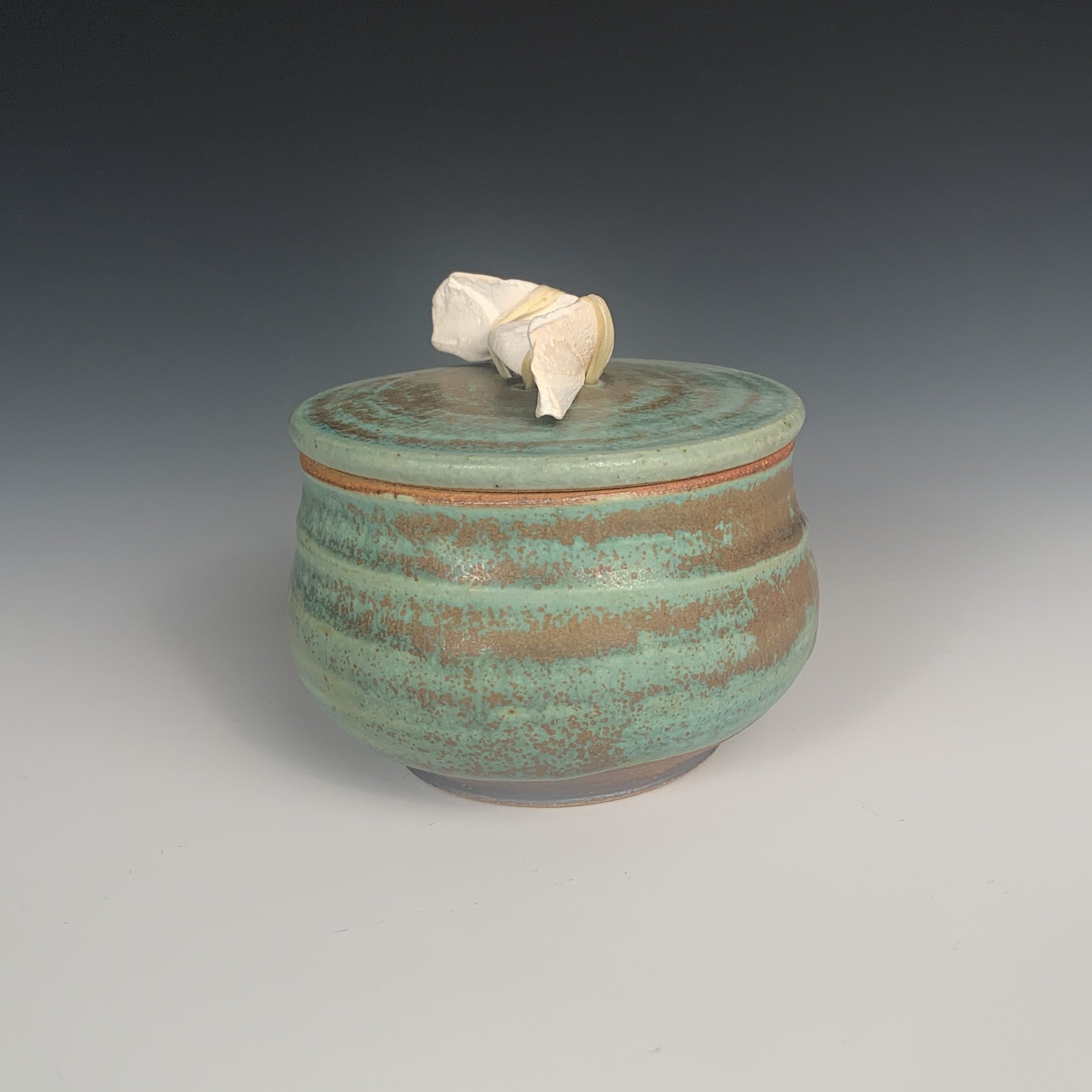 Sugar Bowl w/ Seashell Knob - Image 2
