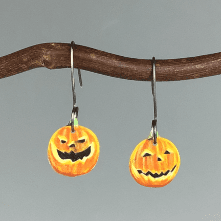 Jack-O-Lantern Earrings