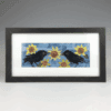 Framed Fabric Collage - "Blackbirds"