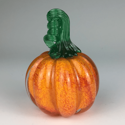 Alternative view of Solid Glass Pumpkin