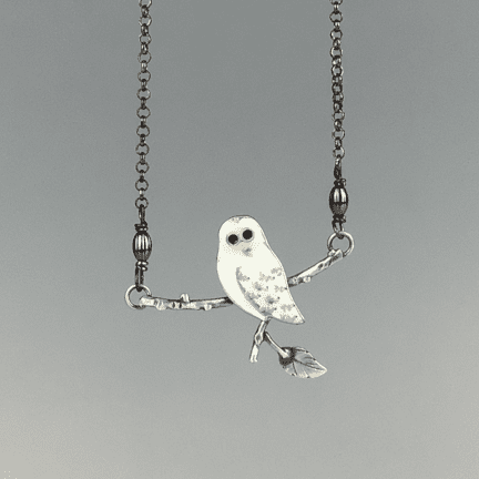 Snowy Owl Necklace