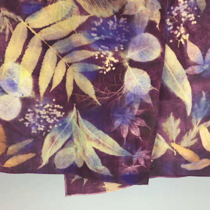 Alternative view of Botanical Silk Scarf