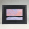 "Winter Sunset" Framed Fiber Wall Art
