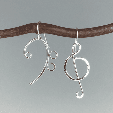 Music Note Earrings