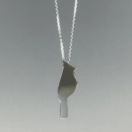 Alternative view of Cardinal Pendant