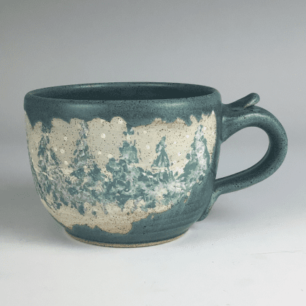 Alternative view of Winter Pines Soup Mug