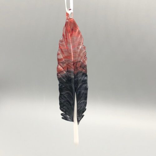 Purple Finch Feather Ornament - Image 2