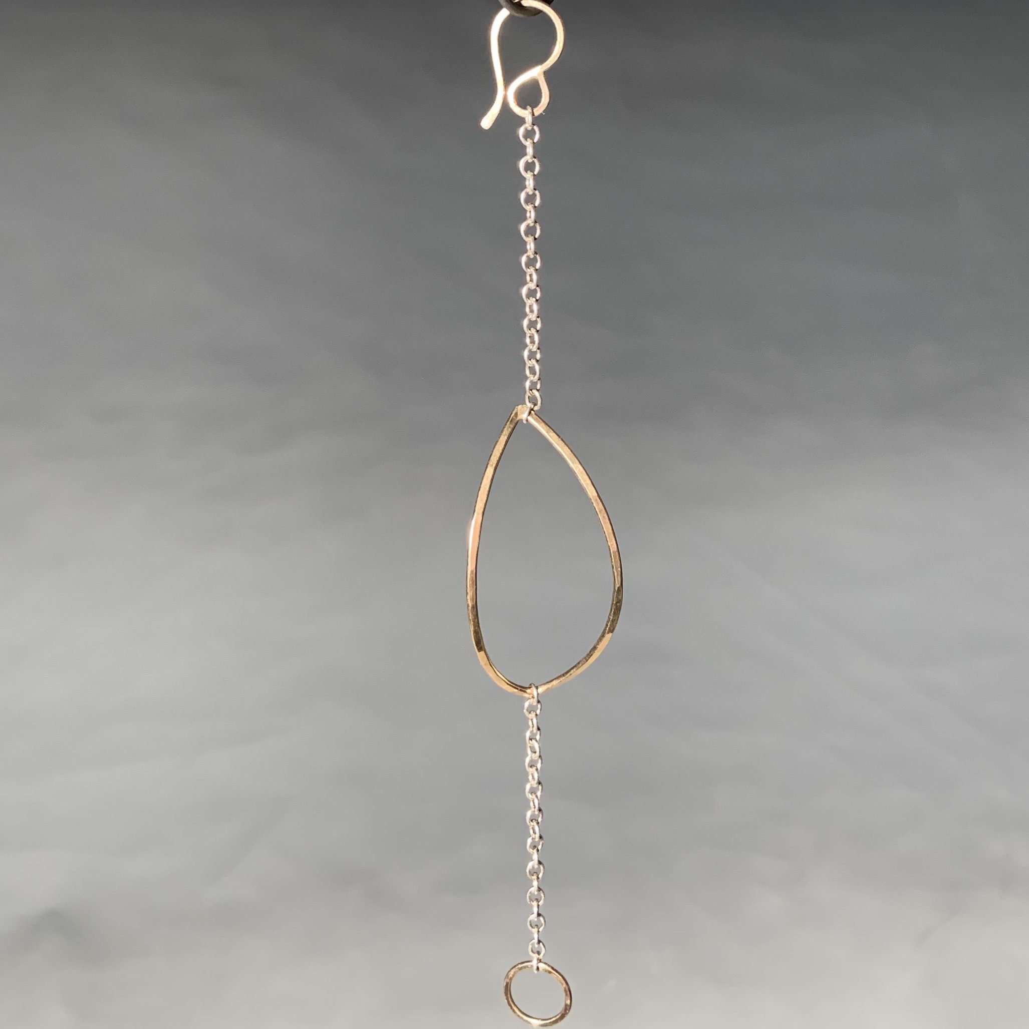 Gold and Sterling Link Bracelet - Image 2