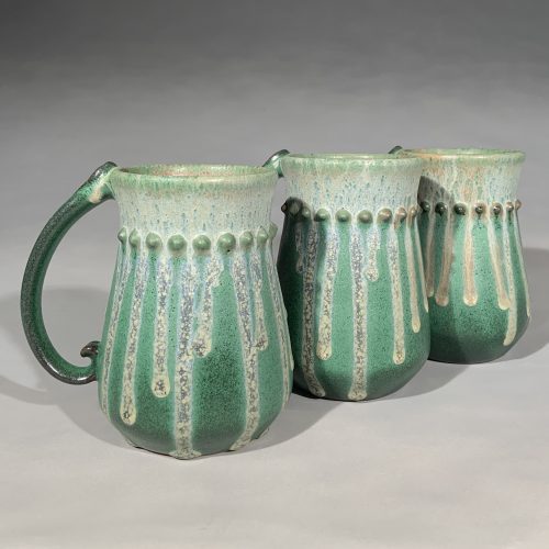 Beaded Green Large Mug - Image 2