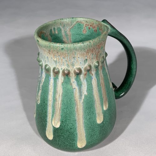 Beaded Green Large Mug - Image 3