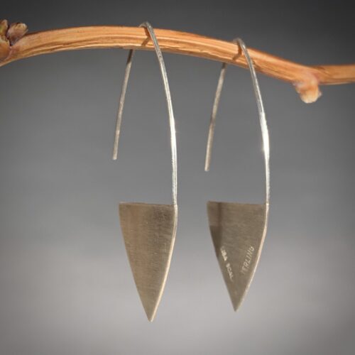 Sterling Silver "Keel" Earrings - Image 2