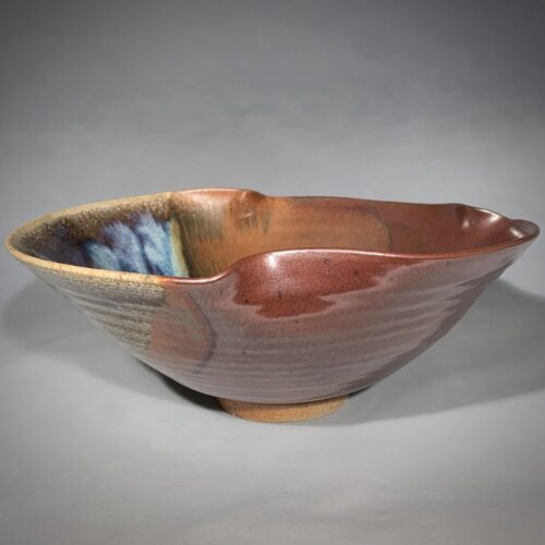 Alternative view of Iron Red Large Serving Bowl