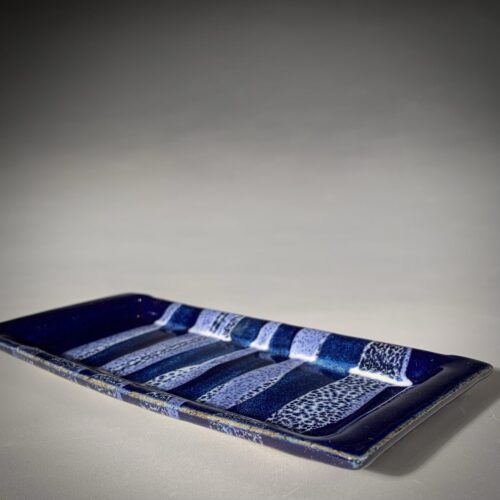 Nordic Blue Rectangular Tray - Image 3