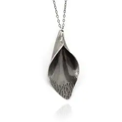Calla-Lily-Pendant-sterling-silver