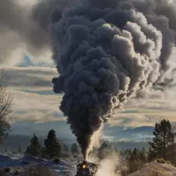 Photo charter on the Sumpter Valley Railroad with Heisler no. 3 and 2-8-2 no. 19.