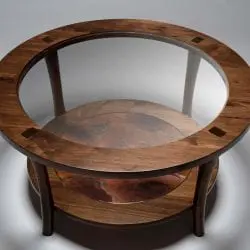 Hayden-Steven-coffee-table-walnut-round