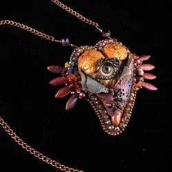 McNamara-Amee-Sweet-From-the-Mending-Pile-One-Eye-Open-Pendant