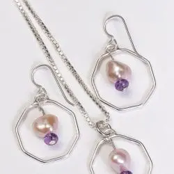 Rae-Marcie-Hexagon-Earrings-and-Pendant-with-Baroque-Pearl-and-Amethyst-Rae-01-29-20-0285